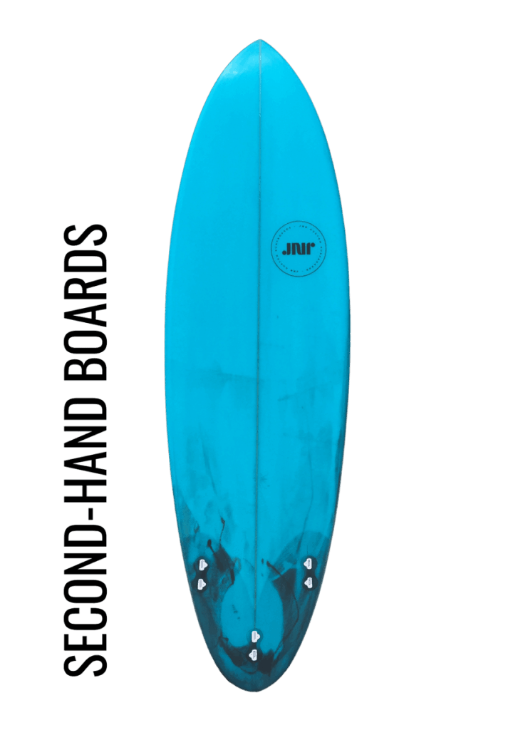 Photo with blue shortboard - clickable link to go to online-shop - coming soon